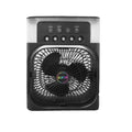 Portátil 3 em 1 ventilador de ar condicionado doméstico pequeno refrigerador de ar led luzes noturnas umidificador ajuste ar ventiladores domésticos