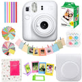 Original fujifilm instax mini 12 câmera instantânea com 20 folhas mini filme de papel câmera alça de ombro saco acessórios terno