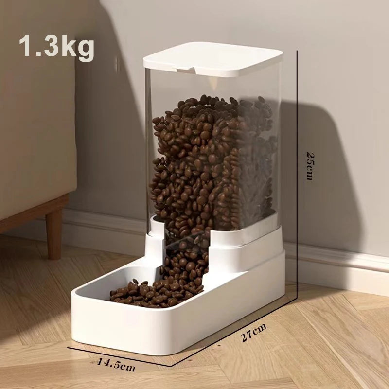 Alimentador automático para animais de estimação, grande capacidade, dispensador de água para cães, gatos, durável, alimentador para cães, armazenamento de alimentos