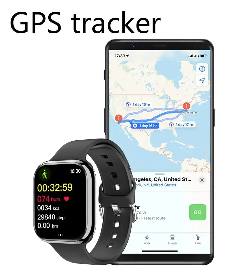 2024 relógio 10 relógio inteligente masculino temperatura corporal bt chamada nfc sempre em exibição gps relógios esportivos feminino smartwatch para apple android