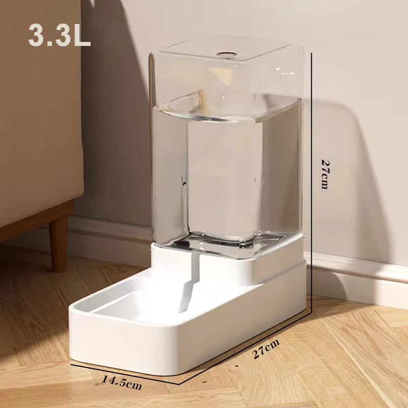 Alimentador automático para animais de estimação, grande capacidade, dispensador de água para cães, gatos, durável, alimentador para cães, armazenamento de alimentos