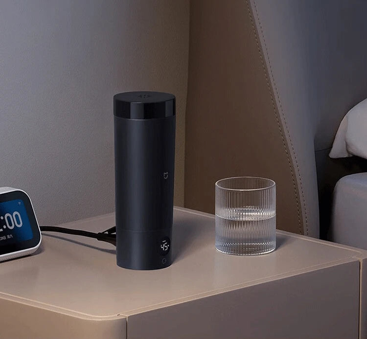 Xiaomi Mijia 2023: Chaleira Elétrica Portátil Inteligente 2 em 1 – Copo Térmico 350ml com Controle de Temperatura para Viagens