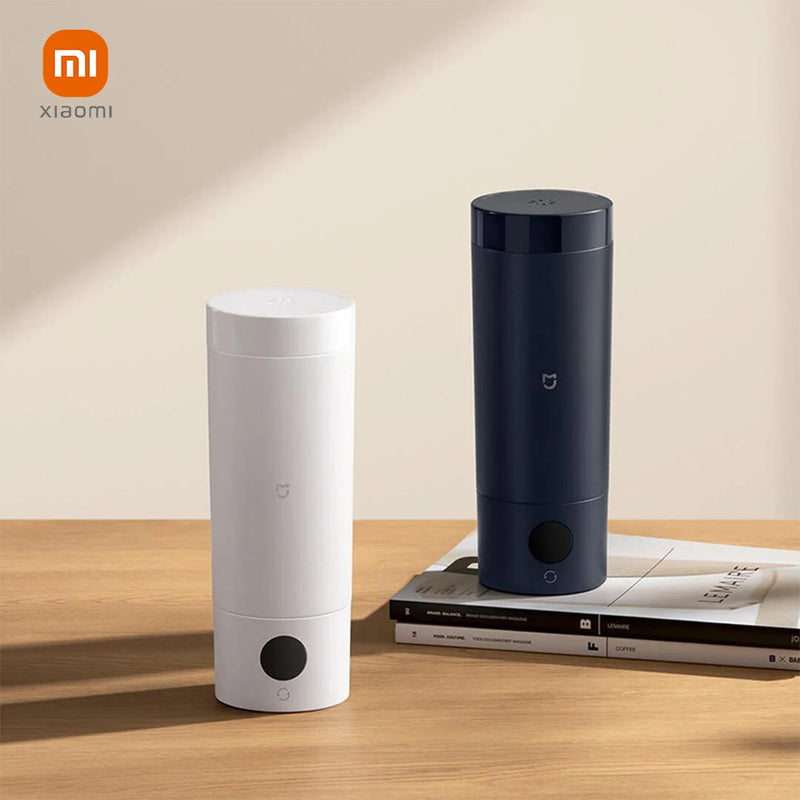 Xiaomi Mijia 2023: Chaleira Elétrica Portátil Inteligente 2 em 1 – Copo Térmico 350ml com Controle de Temperatura para Viagens