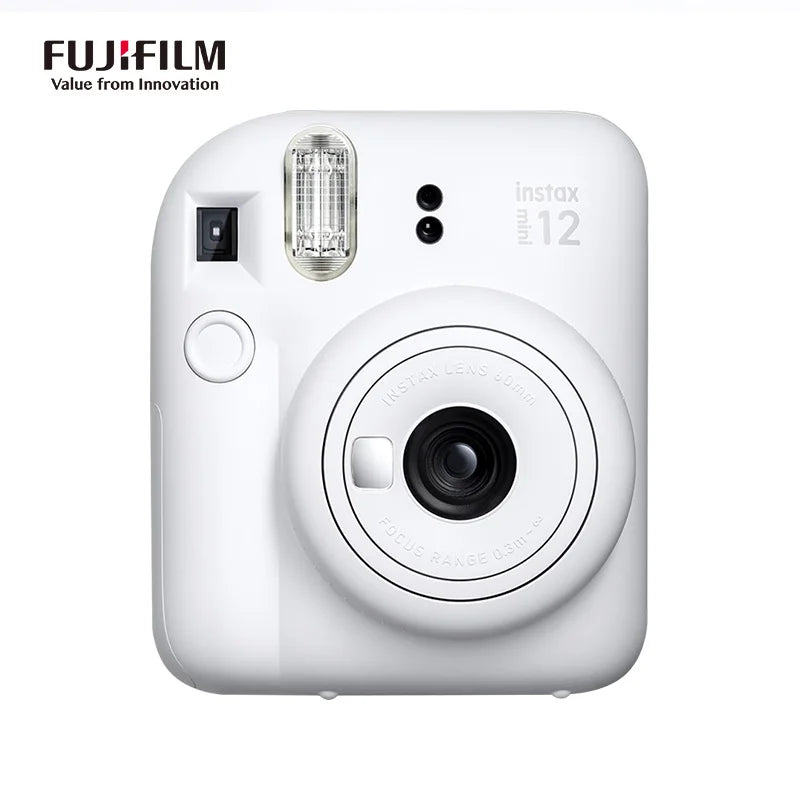 Original fujifilm instax mini 12 câmera instantânea com 20 folhas mini filme de papel câmera alça de ombro saco acessórios terno