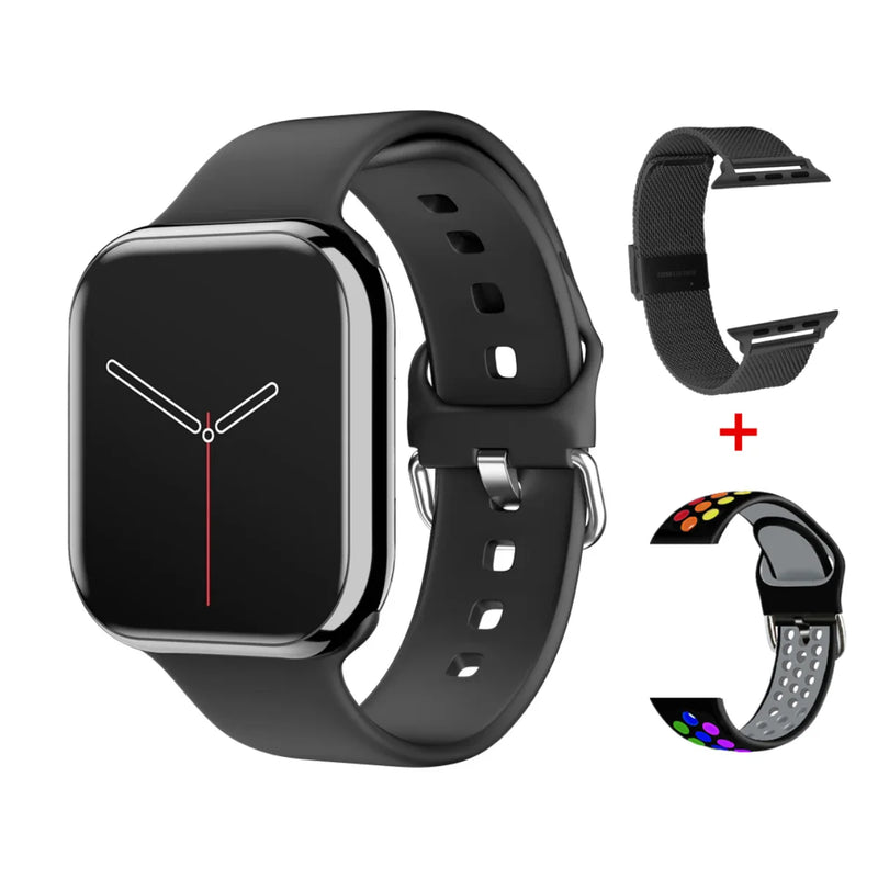 2024 relógio 10 relógio inteligente masculino temperatura corporal bt chamada nfc sempre em exibição gps relógios esportivos feminino smartwatch para apple android