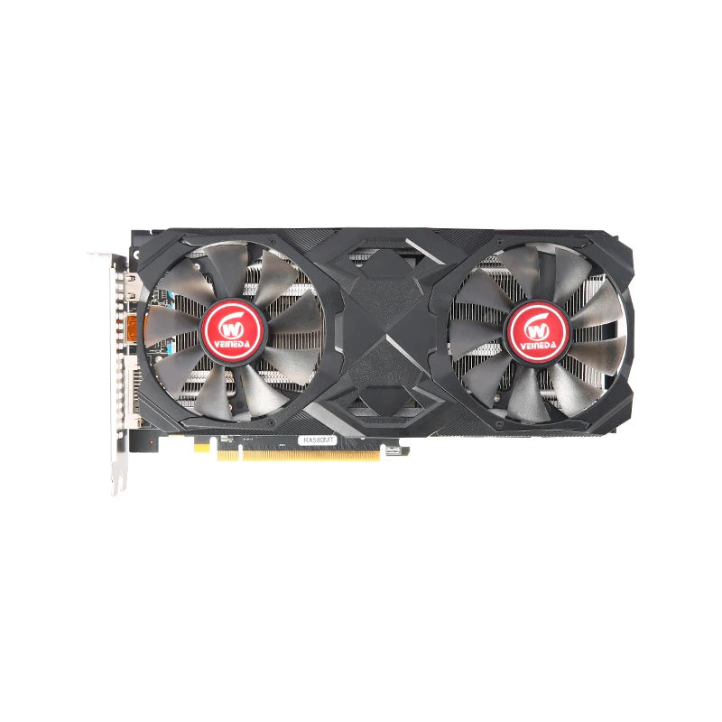 Placas gráficas Veineda RX580 8GB DDR5 GPU rx 580 8GB Placa de vídeo para jogos para PC Placa de vídeo para jogos de mesa para AMD Radeon remodelada