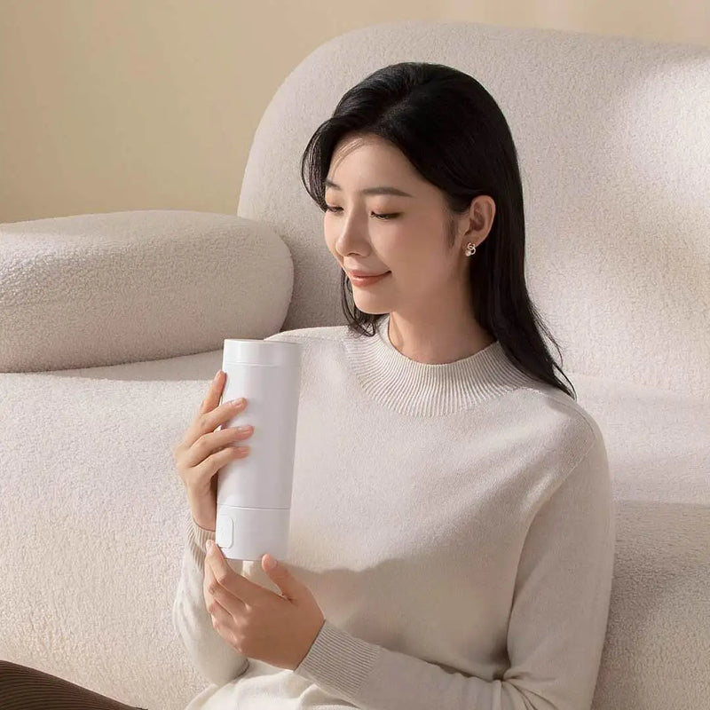 Xiaomi Mijia 2023: Chaleira Elétrica Portátil Inteligente 2 em 1 – Copo Térmico 350ml com Controle de Temperatura para Viagens